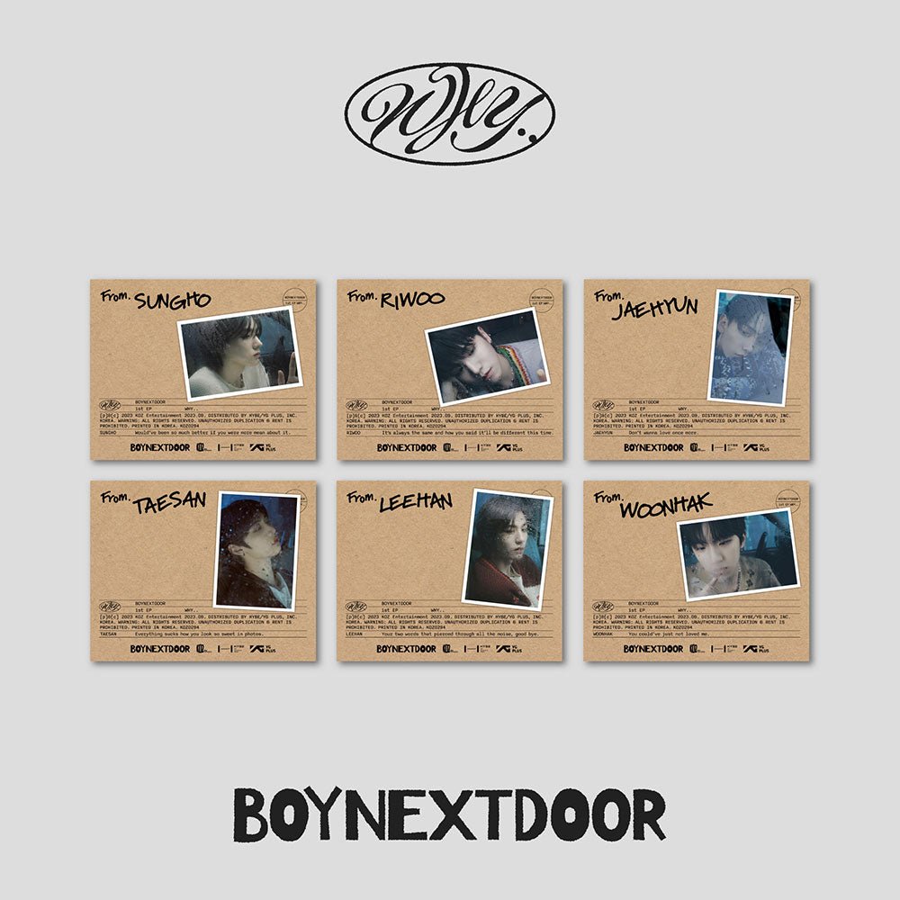 BOYNEXTDOOR - WHY.. (DAZED ver.) - K-Pop CD 