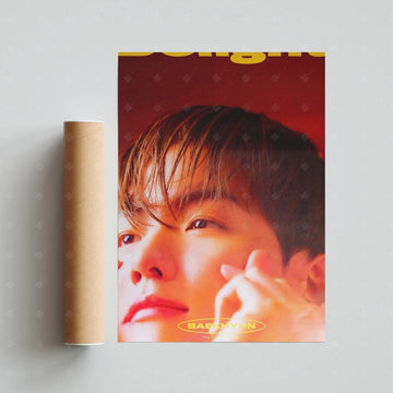 BAEK HYUN - 2nd Mini Album [Delight] Official Poster: HONEY Ver. - KAVE SQUARE