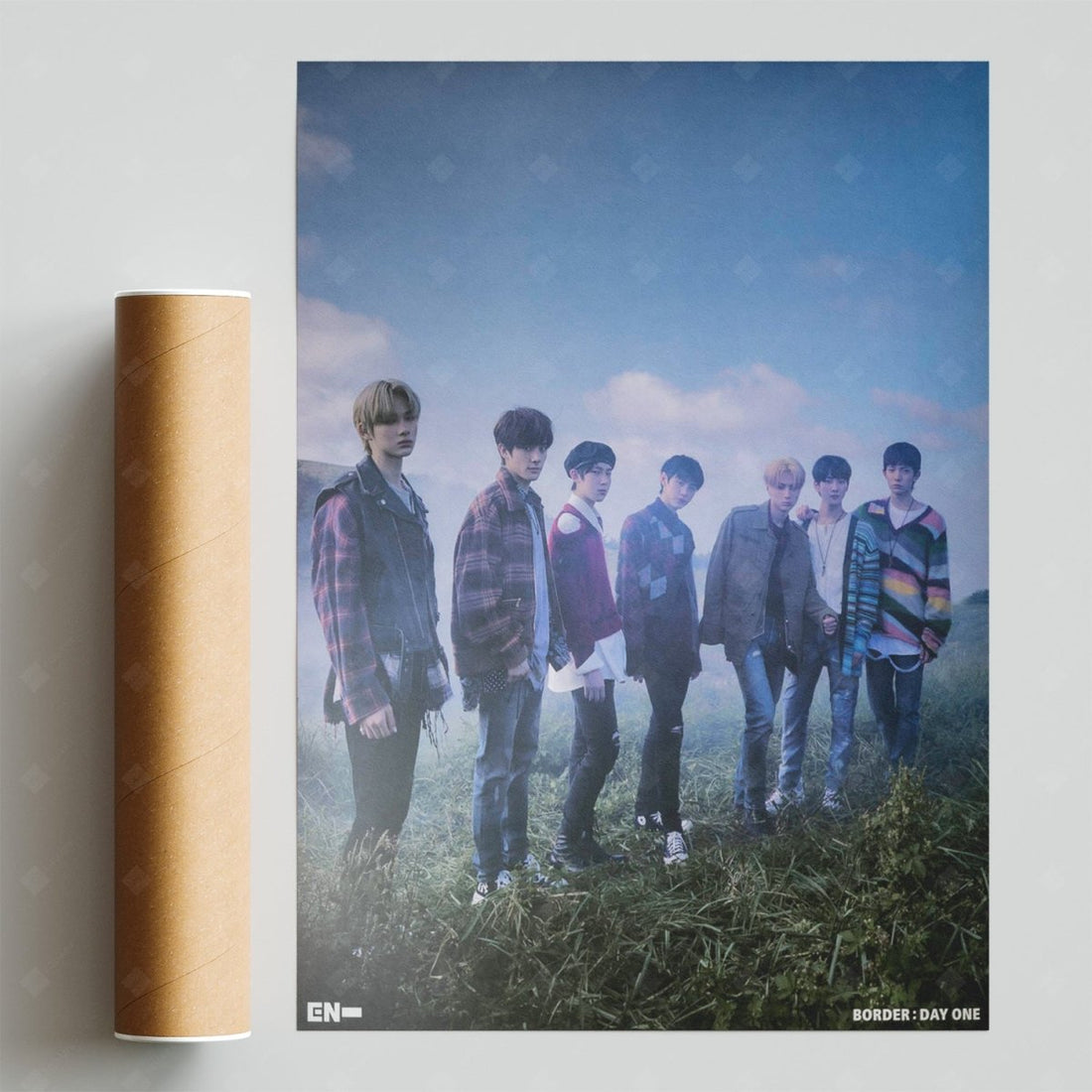 ENHYPEN Border:Day One Poster - Dawn Ver. - KAVE SQUARE