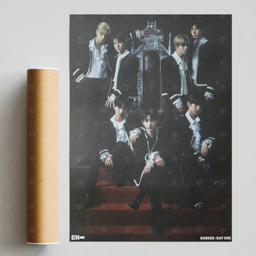 ENHYPEN Border:Day One Poster - Dusk Ver. - KAVE SQUARE