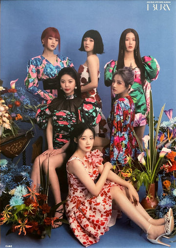 (G)I - DLE 4th Mini Album [I Burn] Poster Ver A - KAVE SQUARE