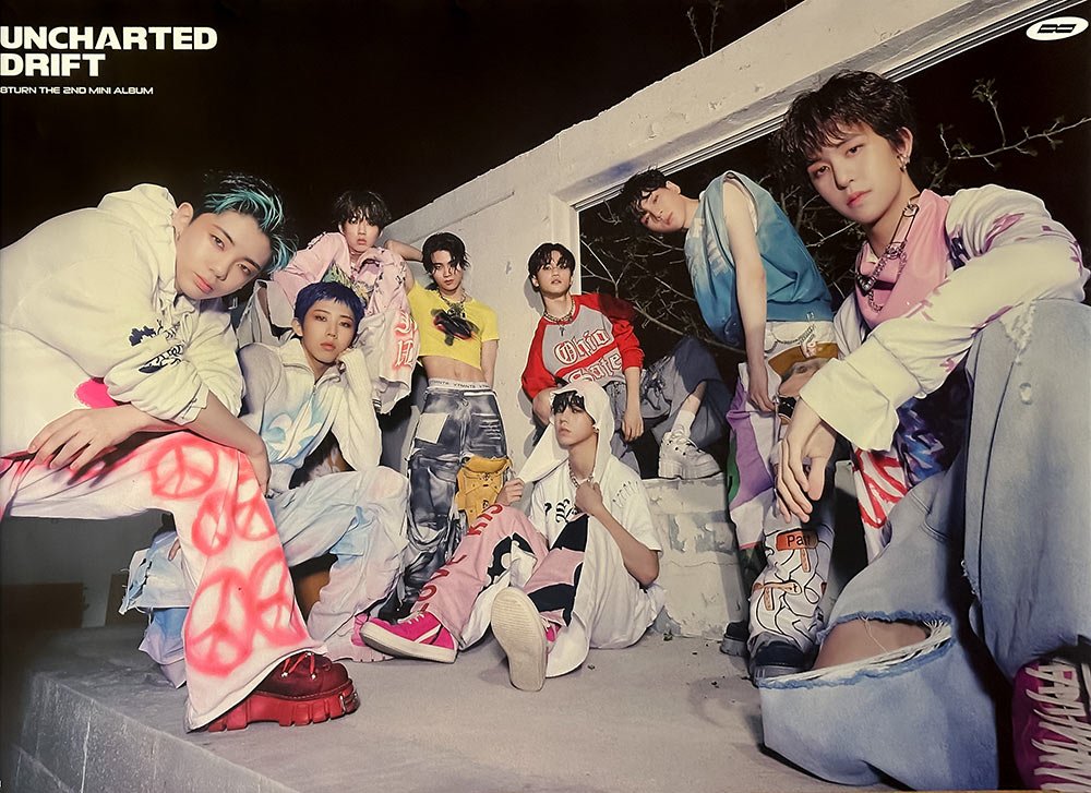 8TURN - 2nd Mini Album [UNCHARTED DRIFT] Official Poster