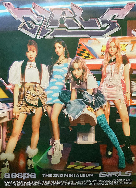 aespa - 2nd Mini Album [Girls] Official Poster - KAVE SQUARE