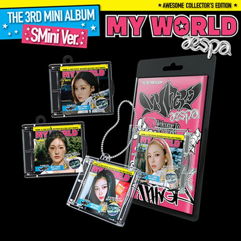 aespa - 3rd Mini Album [MY WORLD] SMini Ver. - KAVE SQUARE