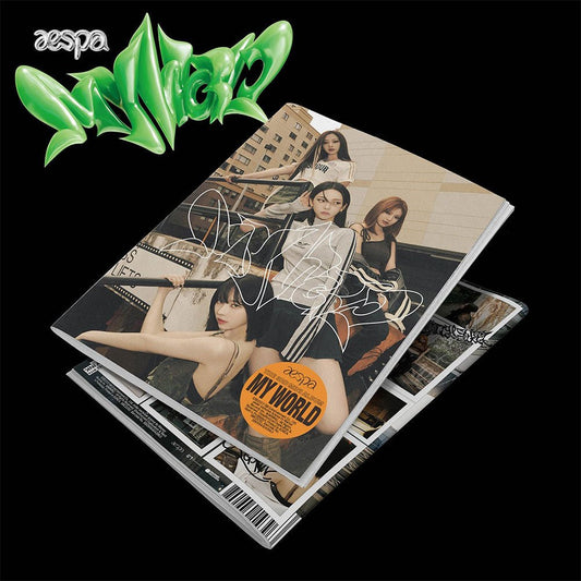 aespa - 3rd Mini Album [MY WORLD] Tabloid Ver. - KAVE SQUARE