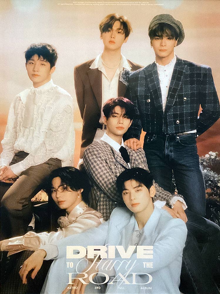 ASTRO - 3rd Regular Album [Drive to the Starry Road] Official Poster - KAVE SQUARE