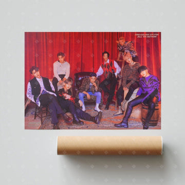 ATEEZ - 1st Regular Album [TREASURE EP.FIN : All To Action] Official Poster: Type A - KAVE SQUARE