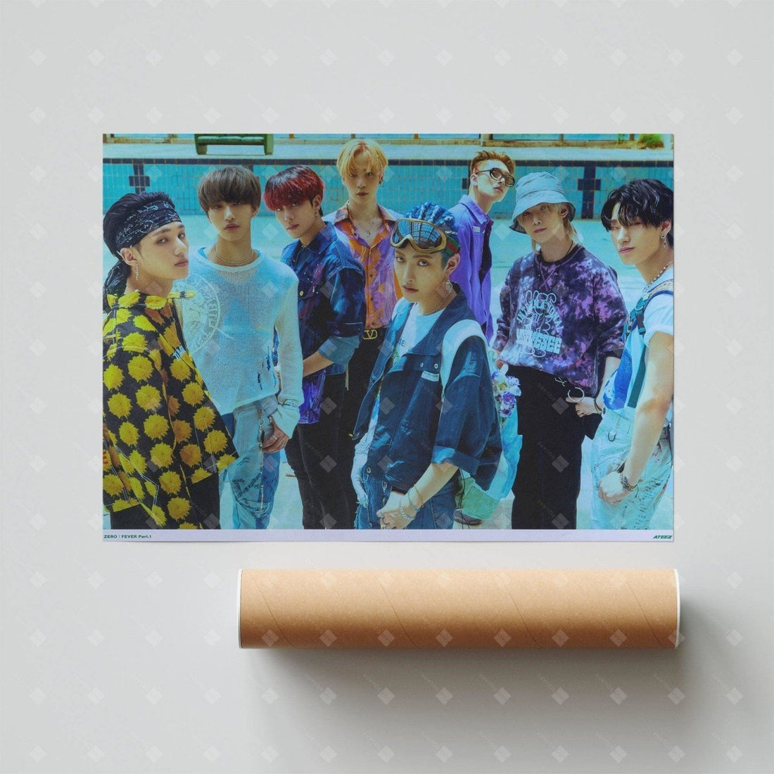 ATEEZ [ THE WORLD EP.1 : MOVEMENT Official Sticker Set ] Diary A Z
