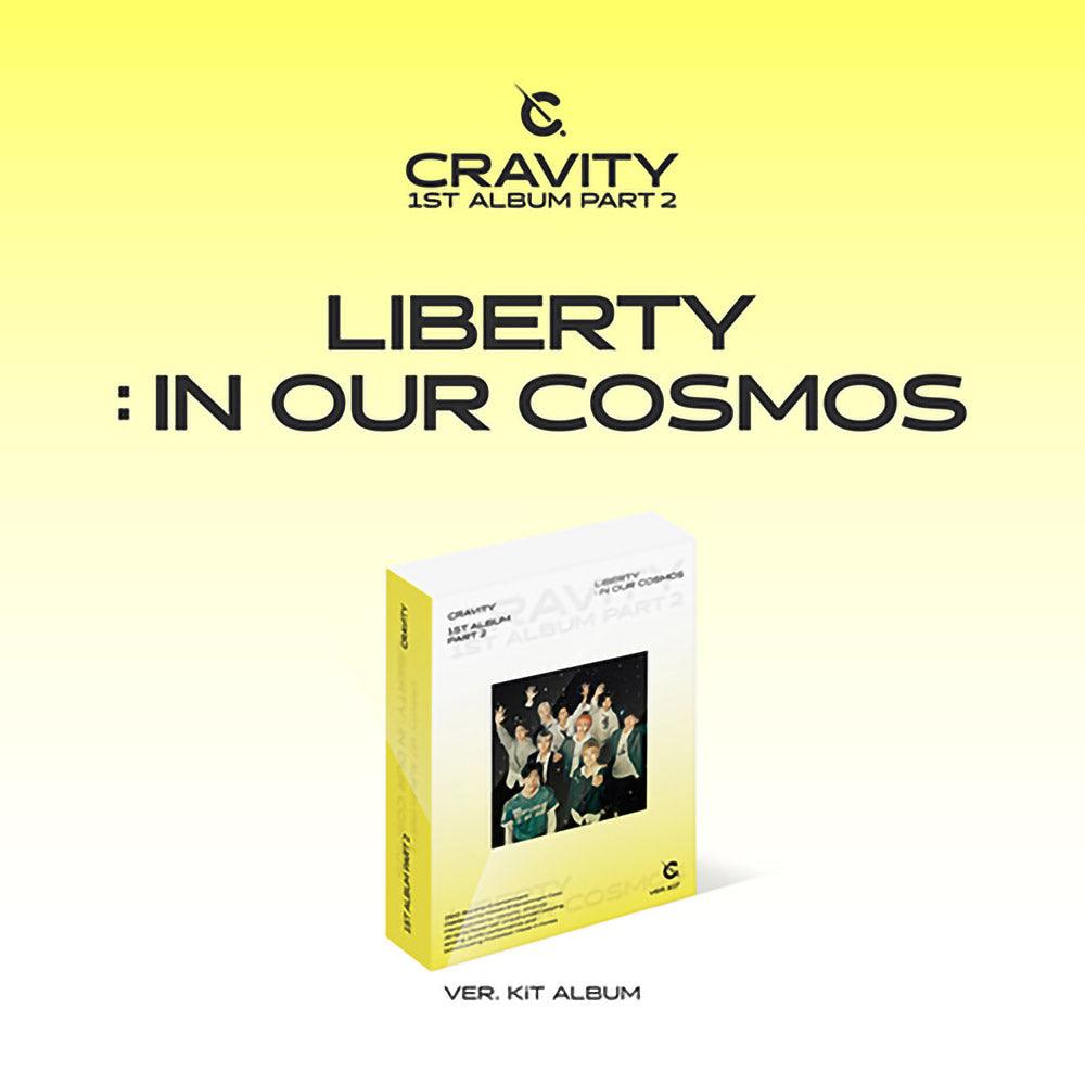 CRAVITY - The 1st Album Part.2 [LIBERTY : IN OUR COSMOS] KiT Album - KAVE SQUARE