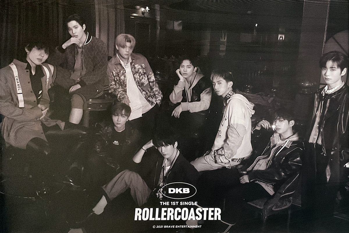DKB - 1st Single Album [Rollercoaster] Official Poster 1 - KAVE SQUARE