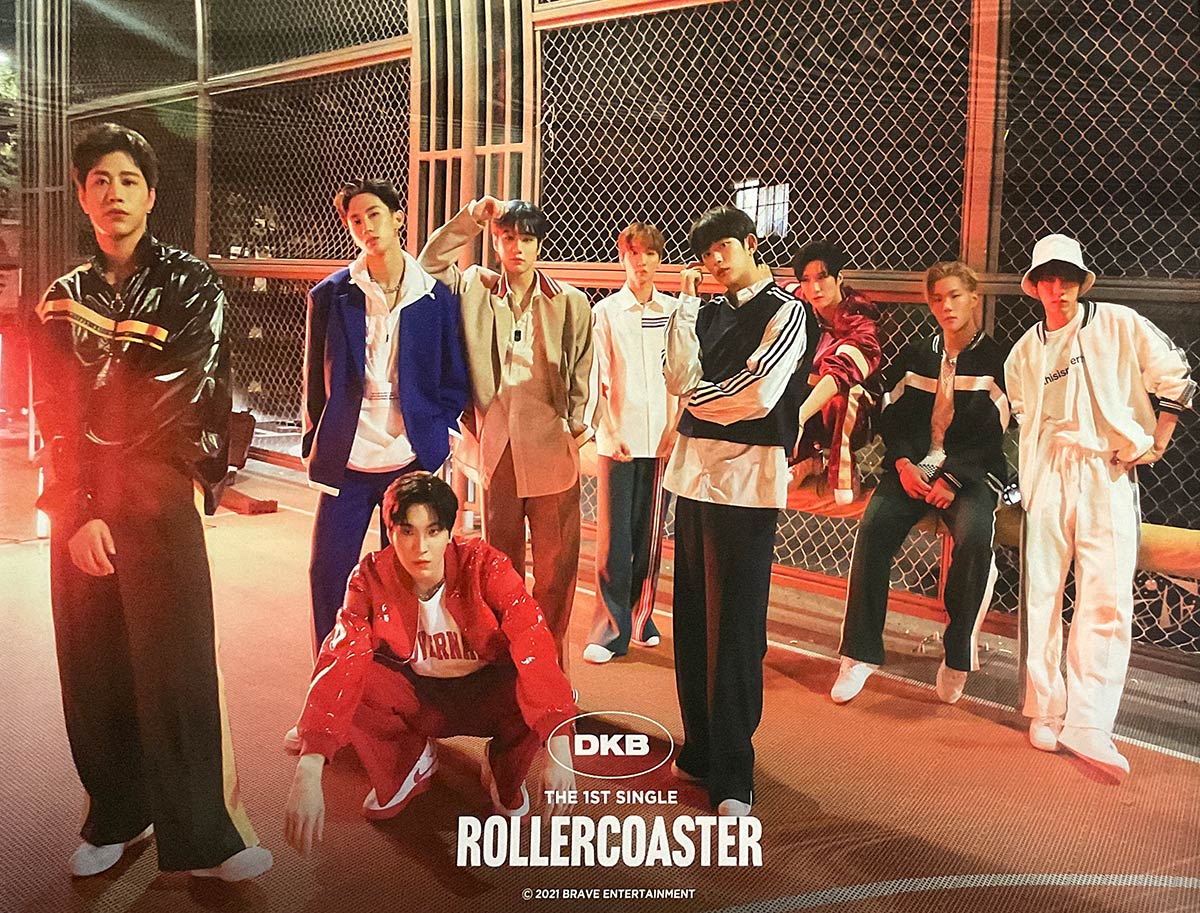 DKB - 1st Single Album [Rollercoaster] Official Poster