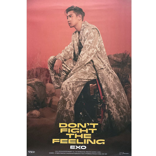 EXO - Special Album [Don't Fight The Feeling] Photo Book Ver.1 Official Poster - KAVE SQUARE