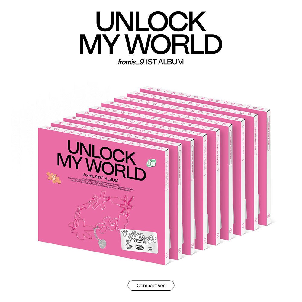 fromis_9 - 1st Album [Unlock My World] Compact ver. - KAVE SQUARE