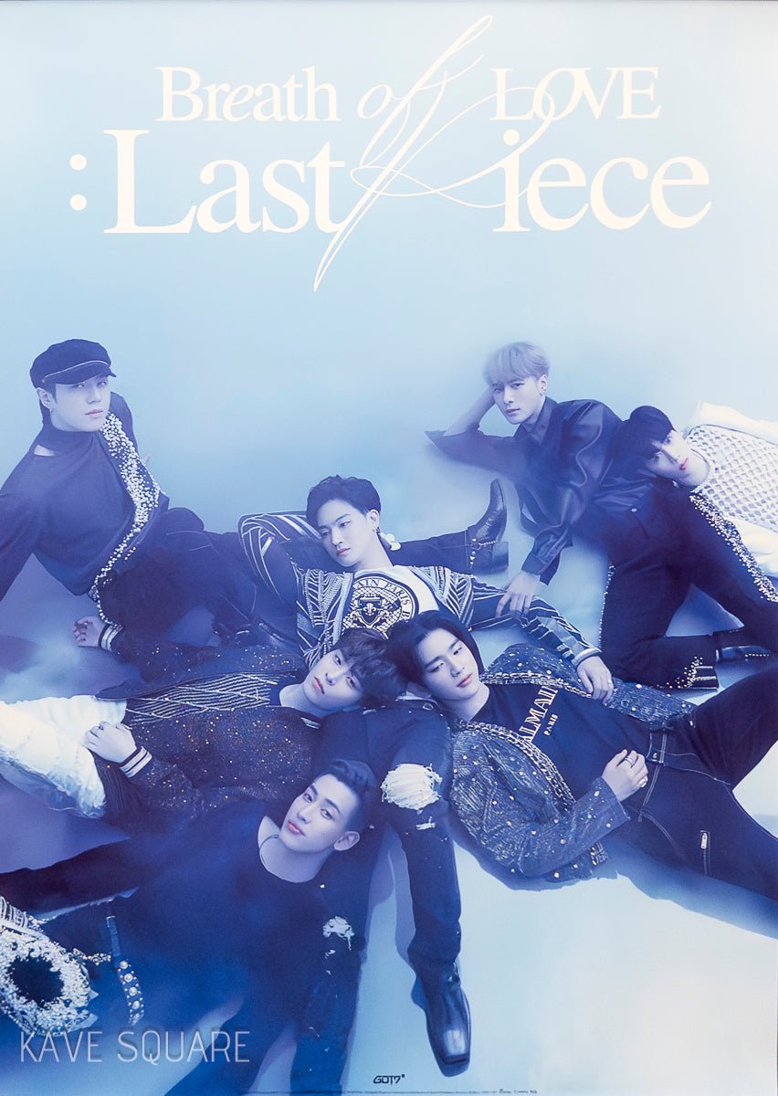 GOT7 - 4th Album [Breath of Love : Last Piece] Official Poster B - KAVE SQUARE