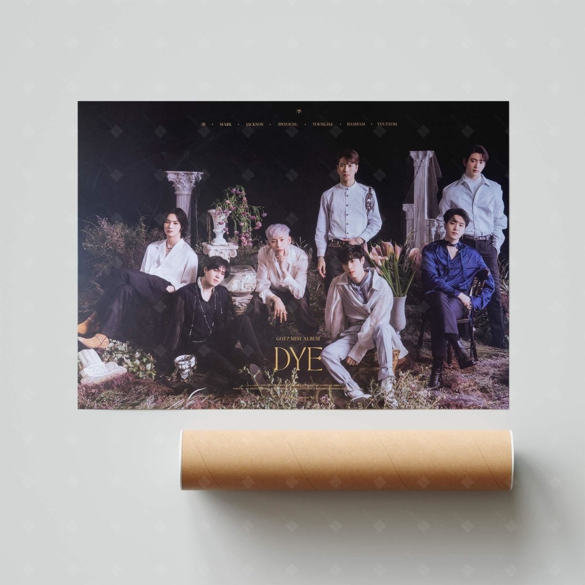 GOT7 - Mini Album [DYE] Official Poster: A Ver. - KAVE SQUARE