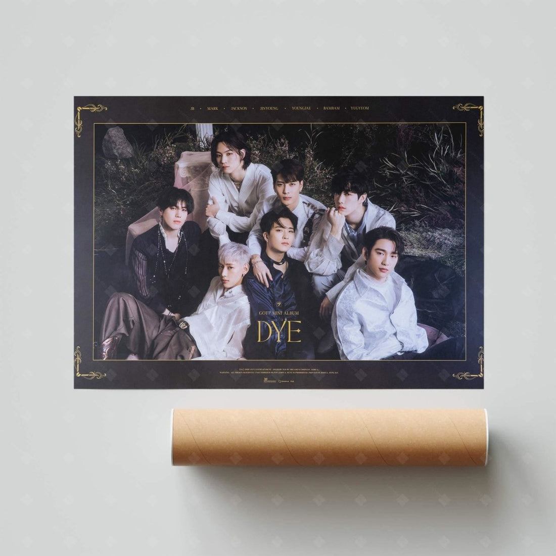 GOT7 - Mini Album [DYE] Official Poster: B Ver. - KAVE SQUARE
