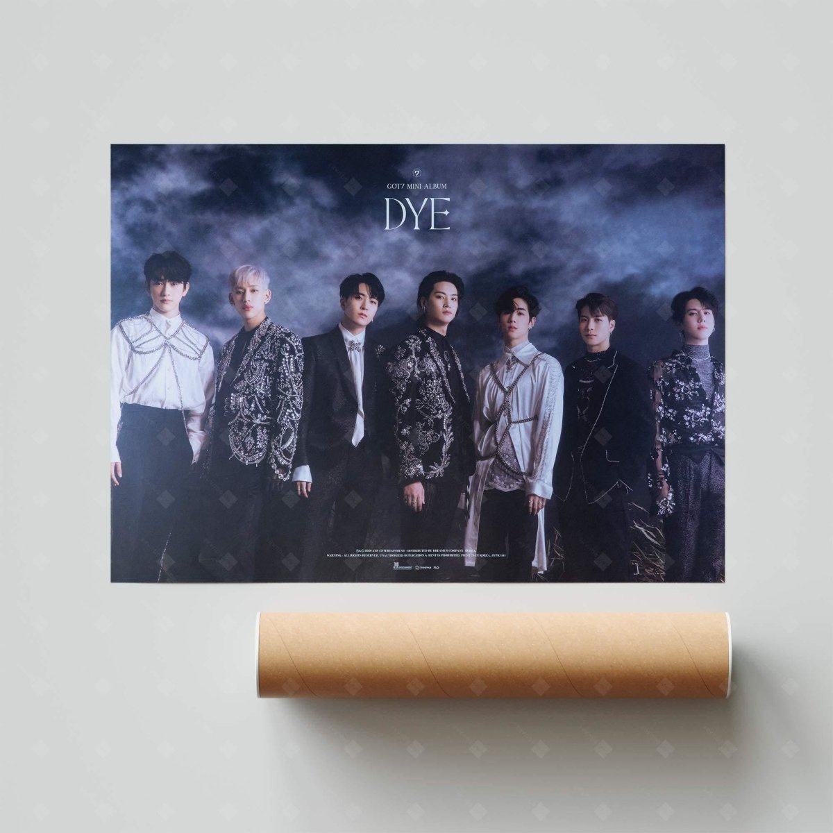 GOT7 - Mini Album [DYE] Official Poster: E Ver. - KAVE SQUARE