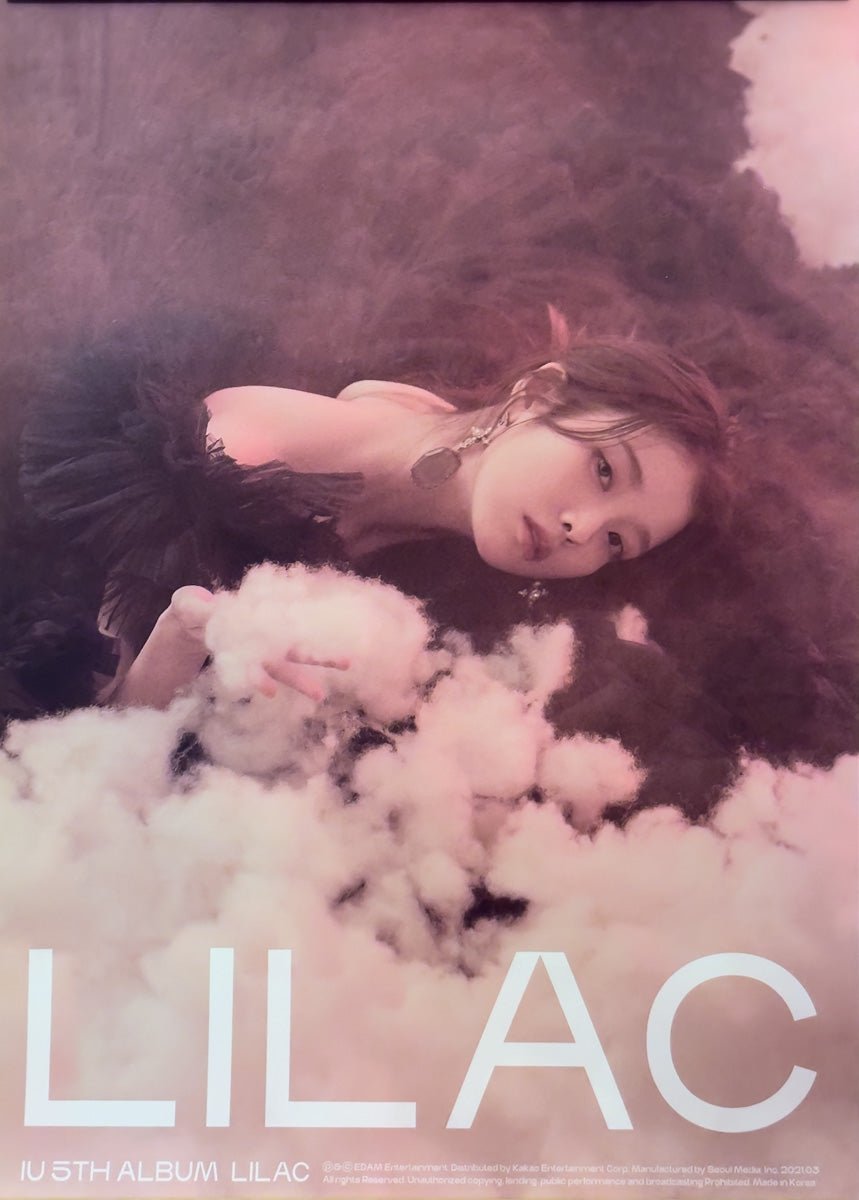 IU - 5th Album [LILAC] Official Poster - KAVE SQUARE