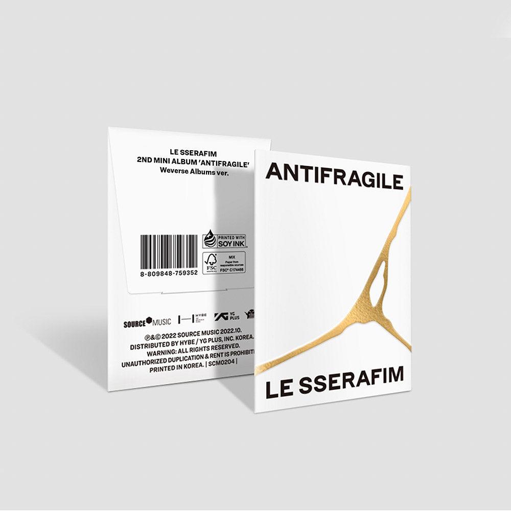 LE SSERAFIM - 2nd Mini Album [ANTIFRAGILE] Weverse Albums Ver. - KAVE SQUARE