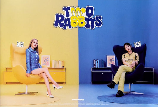 MAMAMOO+ - 1st Mini Album [TWO RABBITS] Official Poster - KAVE SQUARE