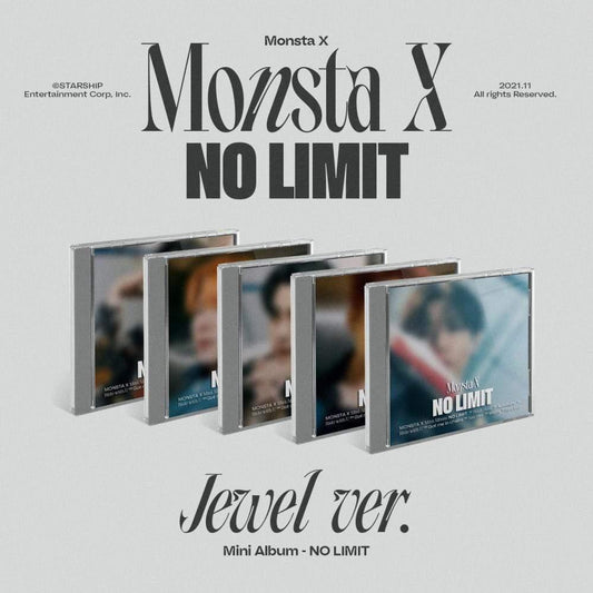 MONSTA X - 10th Mini Album [NO LIMIT] Jewel Ver. - KAVE SQUARE