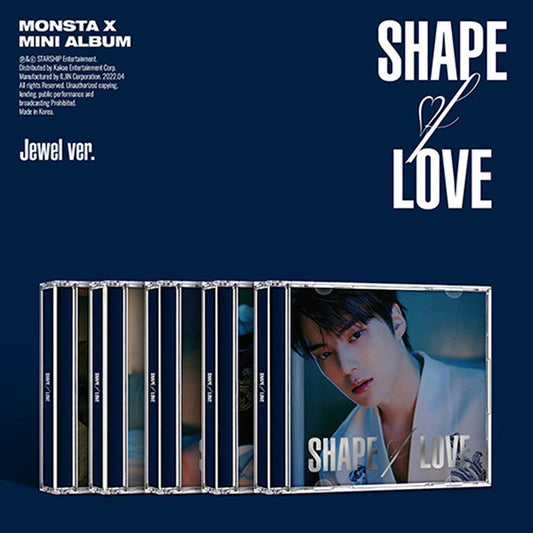MONSTA X - 11th Mini Album [SHAPE of LOVE] Jewel ver. - KAVE SQUARE