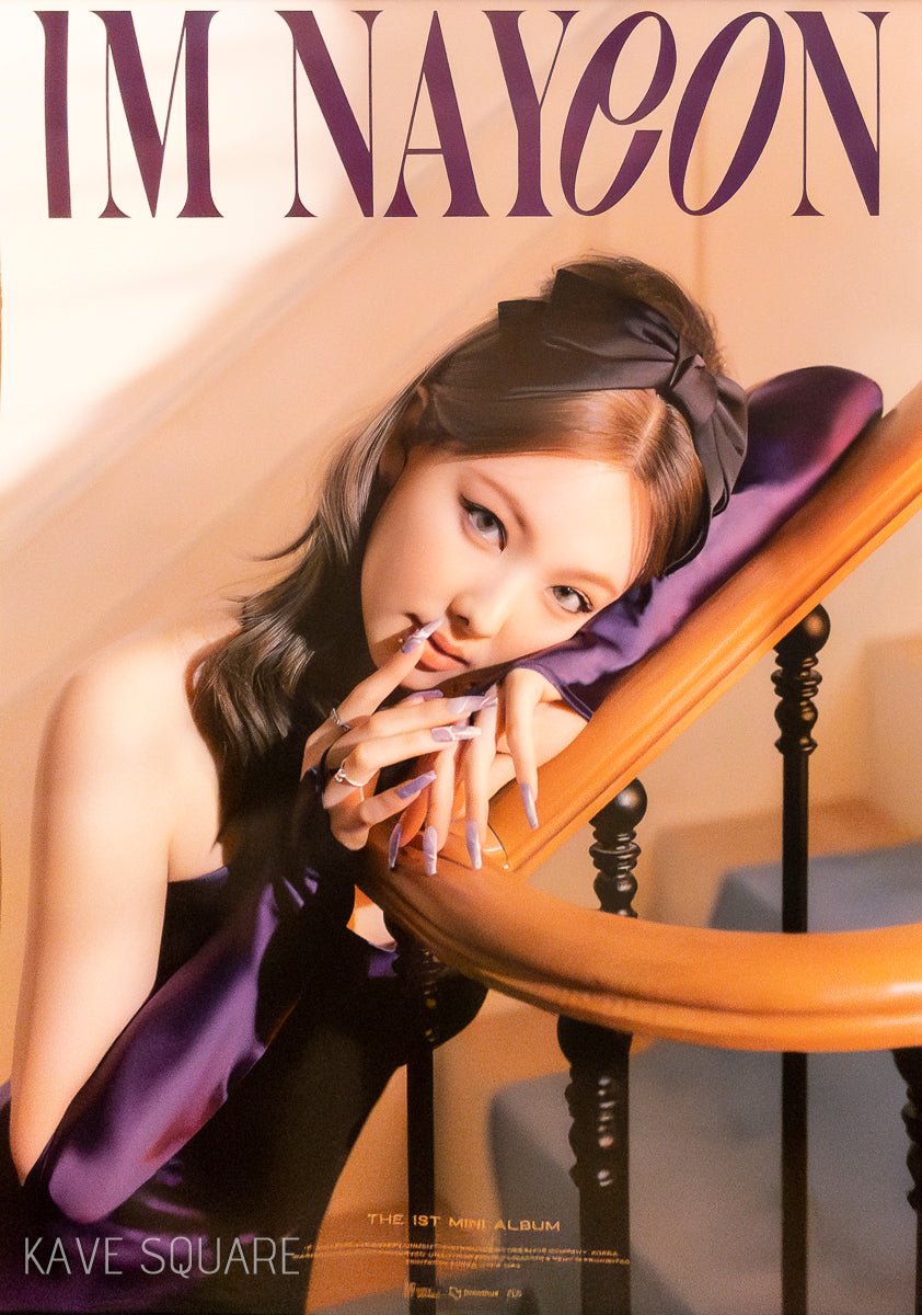 NAYEON(TWICE) - 1st Mini Album [IM NAYEON] Official Poster A - KAVE SQUARE