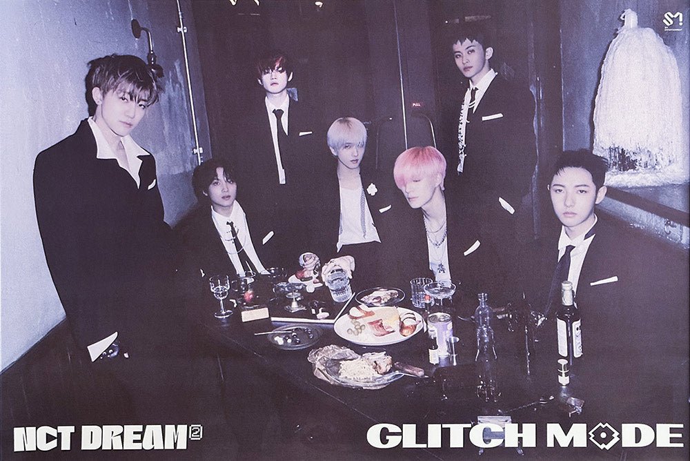 NCT DREAM - The 2nd Full Album [Glitch Mode] Photobook Ver. Official Poster Scratch Ver. - KAVE SQUARE