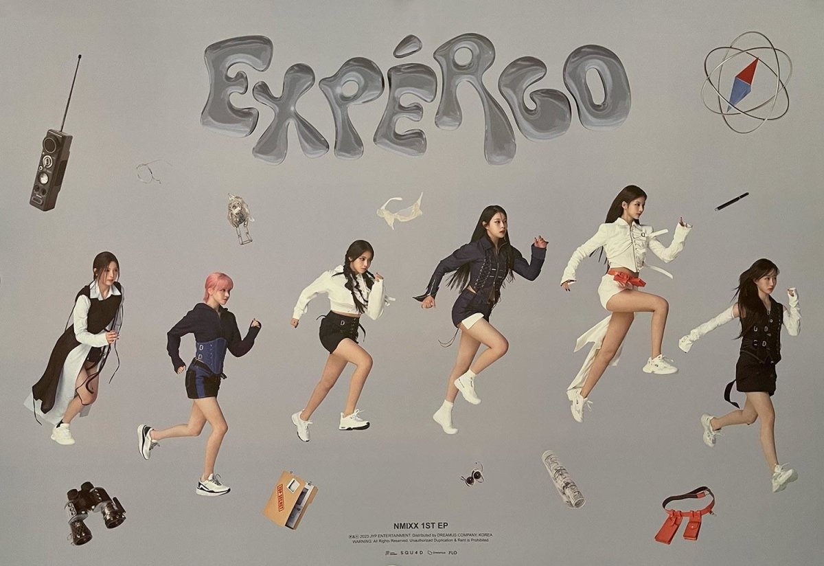 NMIXX - 1st EP [expérgo] Standard Version Official Poster B - KAVE SQUARE