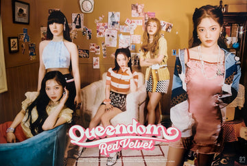 Red Velvet - The 6th Mini Album [Queendom] Case Ver. : Girls Ver. Official Poster B - KAVE SQUARE