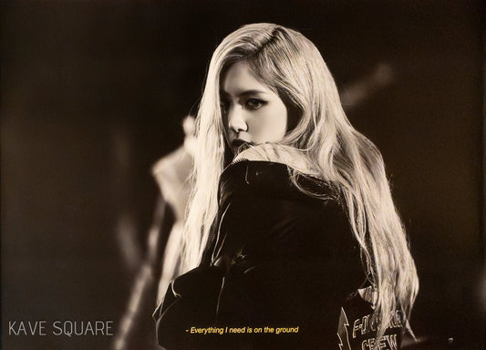 Rosé - First Single Album [-R-] Official Poster C-Poster-KAVE SQUARE