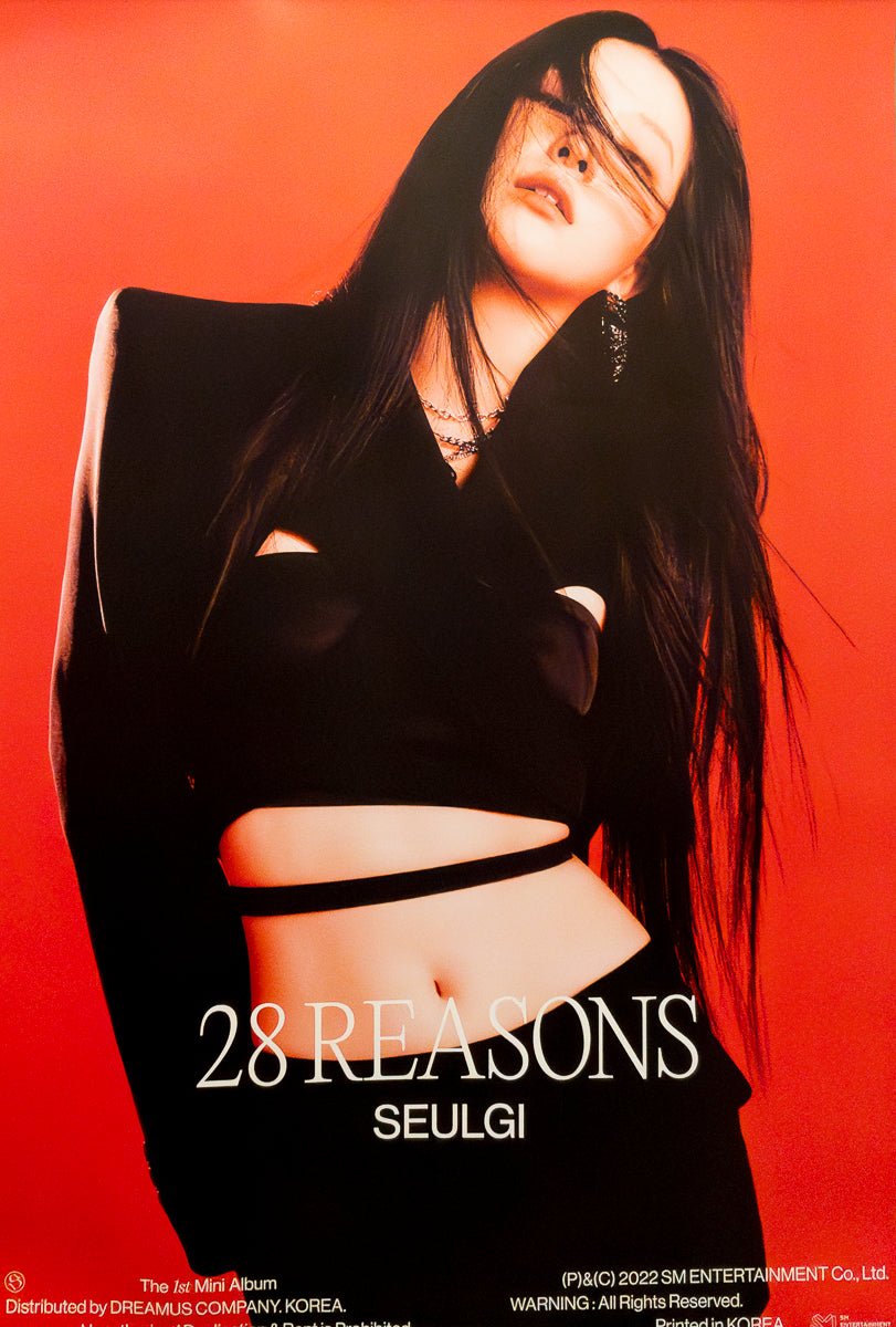 SEULGI - 1st Mini Album [28 Reasons] Case Ver. Official Poster A - KAVE SQUARE