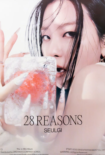SEULGI - 1st Mini Album [28 Reasons] Case Ver. Official Poster B - KAVE SQUARE