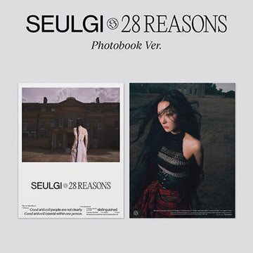 SEULGI - 1st Mini Album [28 Reasons] Photo Book Ver. - KAVE SQUARE