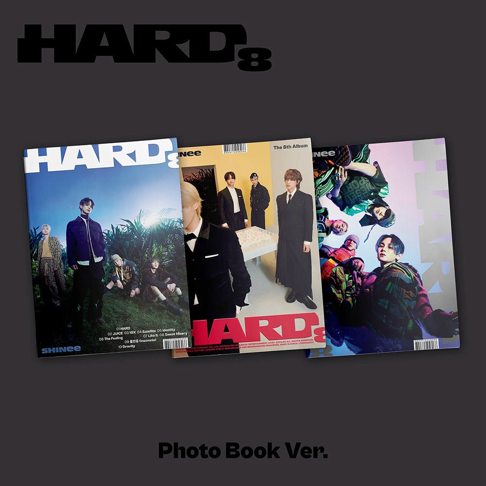SHINee - 8th Album [HARD] Photo Book Ver. - KAVE SQUARE