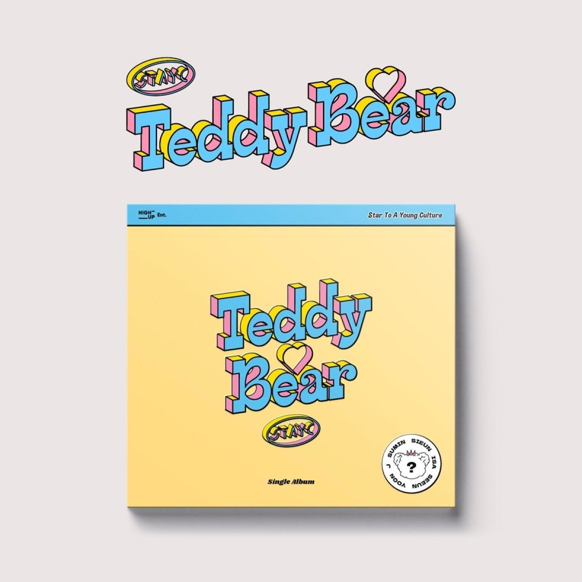 STAYC - 4th Single Album [Teddy Bear] Digipack Ver. - KAVE SQUARE