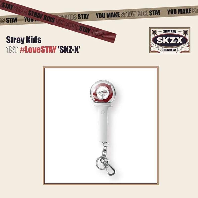 Stray Kids - [1ST#LoveSTAY 'SKZ-X'] Light stick Mini Keyring - KAVE SQUARE