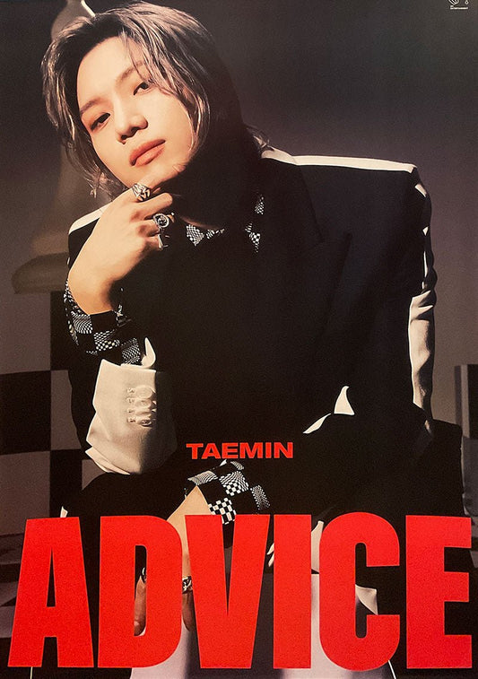 TAEMIN - 3rd Mini Album [Advice] Official Poster 1 - KAVE SQUARE