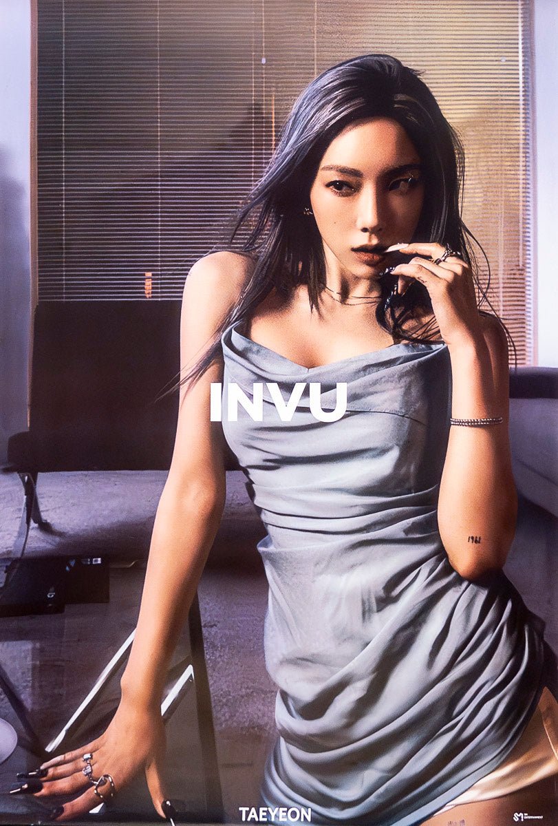 TAEYEON - 3rd Album [INVU] ENVY Ver. - Limited Edition Official Poster - KAVE SQUARE