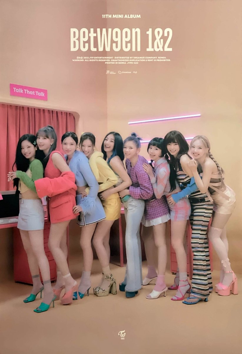 TWICE - 11th Mini Album [BETWEEN 1&2] Official Poster: Type C - KAVE SQUARE