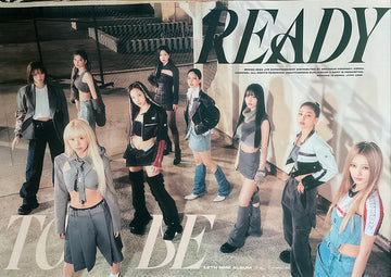 TWICE - 12th Mini Album [READY TO BE] Official Poster C - KAVE SQUARE