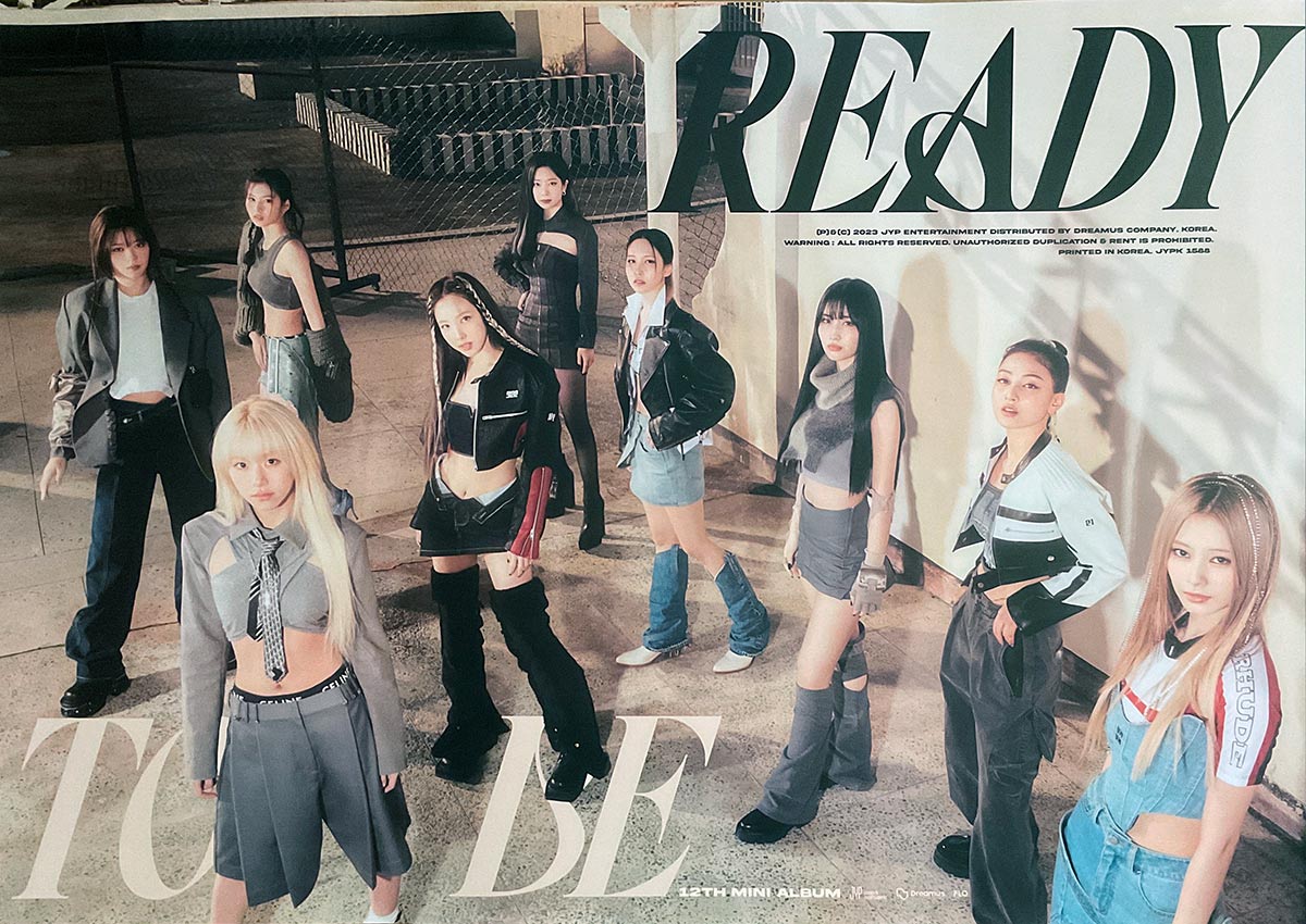 TWICE - 12th Mini Album [READY TO BE] Official Poster C - KAVE SQUARE