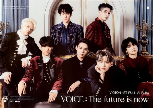 VICTON - 1st Album [VOICE : The future is now] Official Poster 01 - KAVE SQUARE