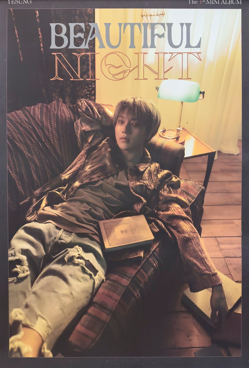YESUNG - The 4th Mini Album (Photo Book Ver.) Official Poster Night Ver. - KAVE SQUARE