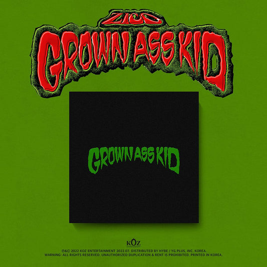 ZICO - 4th Mini Album [Grown Ass Kid] - KAVE SQUARE